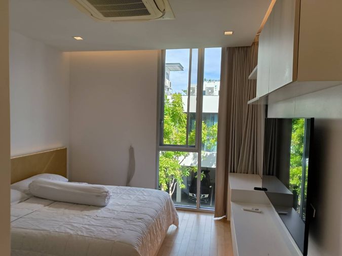 2-bed house for rent, 300 sqm, 70 sq wah, Hem 52 At Rama 9