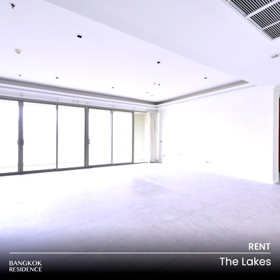 คอนโดให้เช่า : เช่าคอนโด 🌇 The Lakes 2นอน 176ตร.ม. 100k 💎ห้องพื้นที่กว้าง บน Prime อโศก สุขุมวิท 