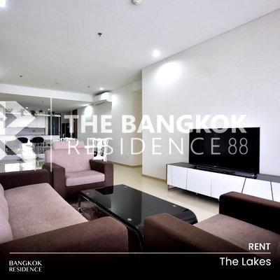 คอนโดให้เช่า : เช่าคอนโด 🌇 The Lakes 3นอน 174ตร.ม. 110k ✨ ห้องกว้าง วิวสวนเบญจสิริ สวยพรีเมียม 