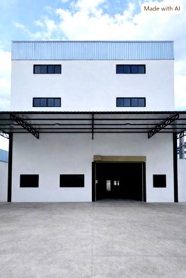 Factory for rent Bang Plee Samut Prakarn : Kingkaew 31-41, near Suvarnabhumi Airport. 2-ton cargo lift. Wat Kingkaew
