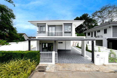 เช่าบ้านเดี่ยว เชียงใหม่ : 🏡 ให้เช่าด่วน! บ้านเดี่ยว ศุภาลัย พาร์ควิลล์ หางดง 3 นอน 3 น้ำ 50,000 บ./ด. 📞 063-664-9056