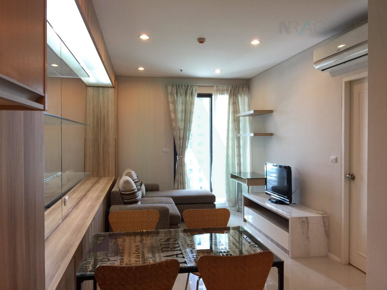 รูป ให้เช่า วิลล่า อโศก 1 ห้องนอน ชั้น 16 ใกล้ MRT เพชรบุรี - รูปที่ 1/8