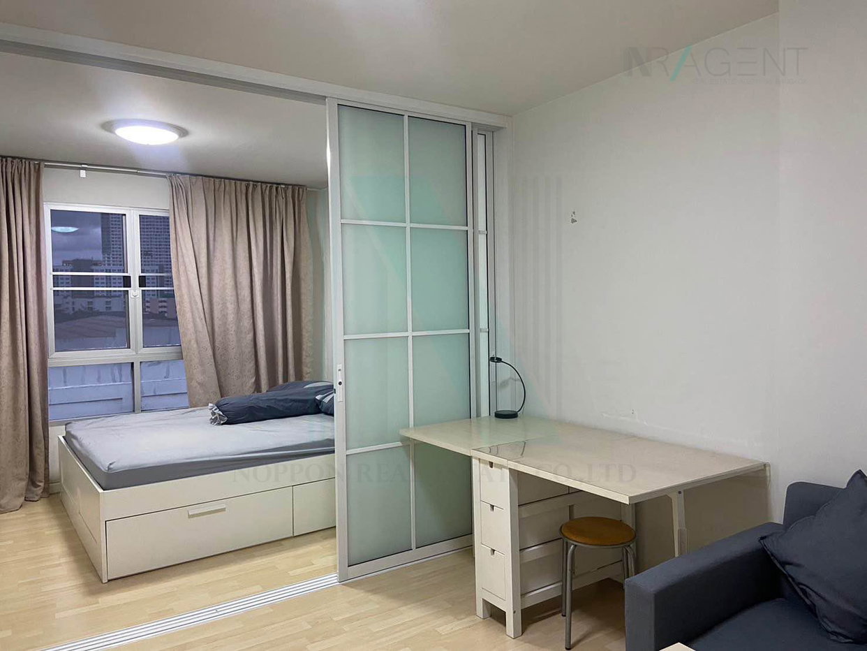 รูป ให้เช่าคอนโด ดีคอนโด รามคำแหง 64 อาคาร A ชั้น 7 1 ห้องนอน ขนาด 30.00 ตรม ใกล้ ธนาคาร UOB - รูปที่ 2/8