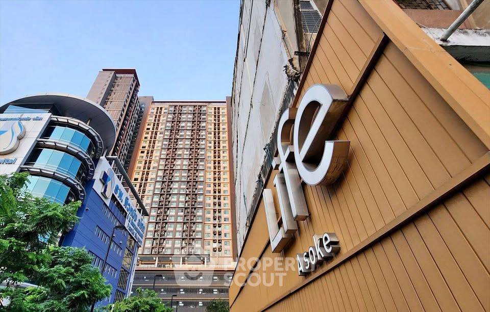 รูป คอนโดชั้น 27 ห้องนอน 1 ห้อง Life Asoke ใกล้ ARL Makkasan 300 ม. (ID 3239087) - รูปที่ 1/9