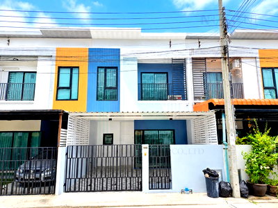 Townhouses for sale Anya Thani Industrial Estate (Gemopolis) : For Sell Town house REST TOWN 2-story 3 bedroom 2 bathroom
