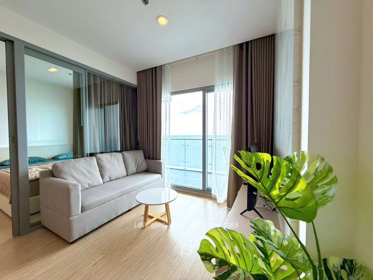 รูป คอนโดเช่าบางพระ ใกล้ตลาดหนองมนติดถนนสุขุมวิท The Symphony Condo✅ พร้อมเข้าอยู่ #CR0553 - รูปที่ 5/12