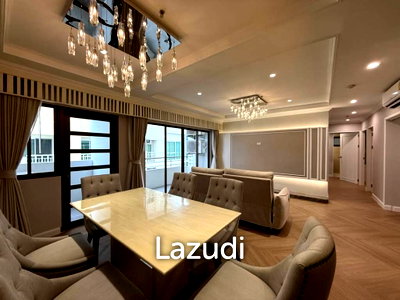 Condos for rent : 120 sqm 3-Bed Condo on 24th Floor in Top View Tower, Khlong Tan Nuea