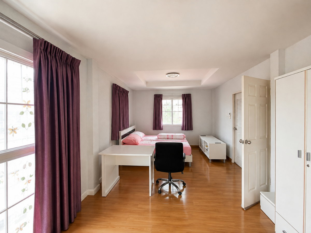 รูป ขายบ้านเดี่ยว 2 ชั้น Green Park Chuan Chuen City บ้าน 3 ห้องนอน | 50 ตร.ว. | 165 ตร.ม. | หมู่บ้านร่มรื่นและเป็นส่วนตัว - รูปที่ 12/18