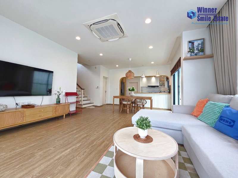 บ้านเดี่ยวให้เช่า : บ้านหรูให้เช่า Setthasiri Pattanakarn 87 พื้นที่ 63.6 ตร.ว. หลังมุม พื้นที่เยอะเฟอร์ครบ