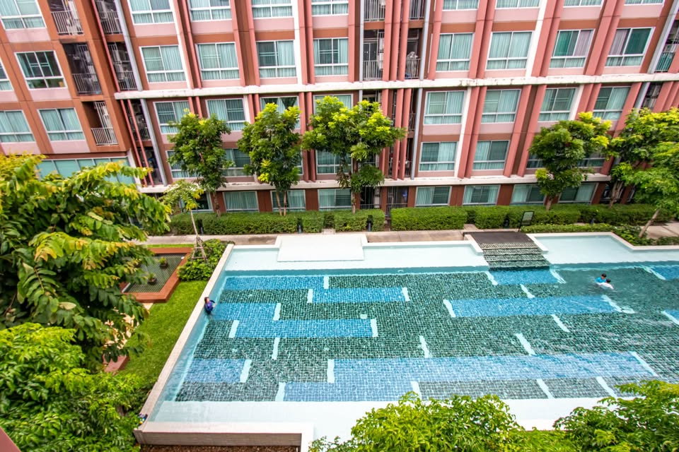 🪷🏢 ดีเวียงสันติธรรม คอนโดมิเนียม | 1 ห้องนอน วิวสระว่ายน้ำ