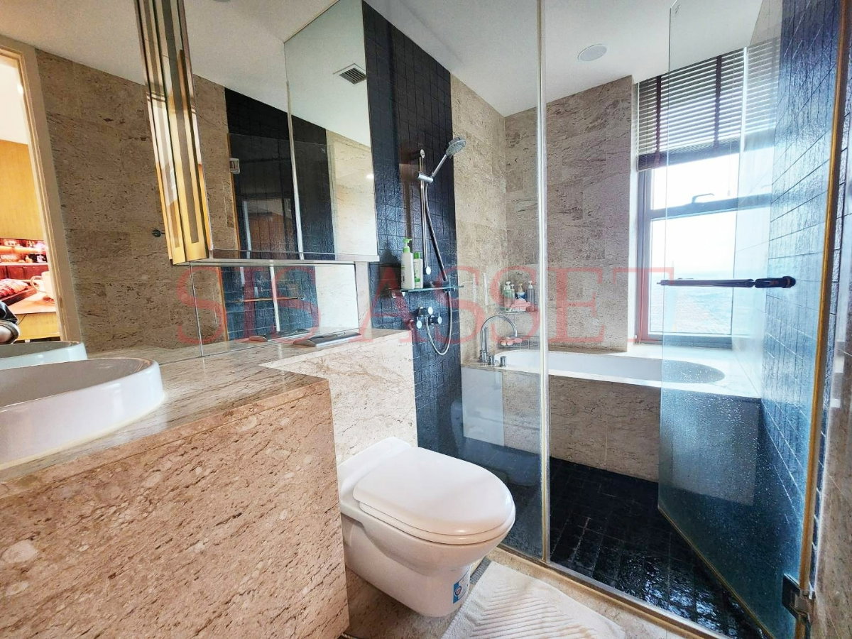 รูป ขายห้องมุม : เดอะ พาโน พระราม 3 ขนาด 130 ตรม. 2 ห้องนอน 2 ห้องน้ำ ชั้น 43 วิวเมืองเห็นแม่น้ำเจ้าพระยา - รูปที่ 7/10