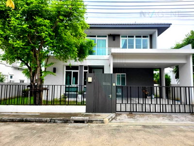 เช่าบ้านเดี่ยว ถนนบางนา - ตราด : 📌 ให้เช่าบ้านเดี่ยว 2 ชั้น มัณฑนา 2 บางนา กม.7 4 ห้องนอน 4 ห้องน้ำ