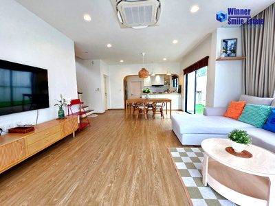 เช่าบ้านเดี่ยว วิทยาลัยดุสิตธานี : บ้านหรูให้เช่า Setthasiri Pattanakarn 87 พื้นที่ 63.6 ตร.ว. หลังมุม พื้นที่เยอะเฟอร์ครบ