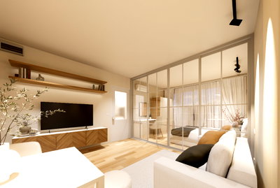ขายคอนโด : คอนโดแถวลาดพร้าว ห้องสวย รีโนเวทใหม่หมด 