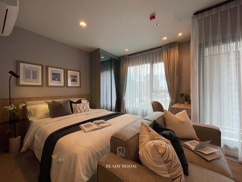 📣Nice room!📣 For Rent Condo LIFE ASOKE - RAMA 9 Building B, Floor 20,Studio, Room size 28.00 sqm