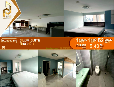 คอนโด BTS เซนต์หลุยส์ : DL26080490 ขายคอนโด สีลม สวีท (Silom Suite) ใกล้ BTS เซนต์หลุยส์ พร้อมเข้าอยู่ โทรด่วน 0653619502 LineID @952jdxxk