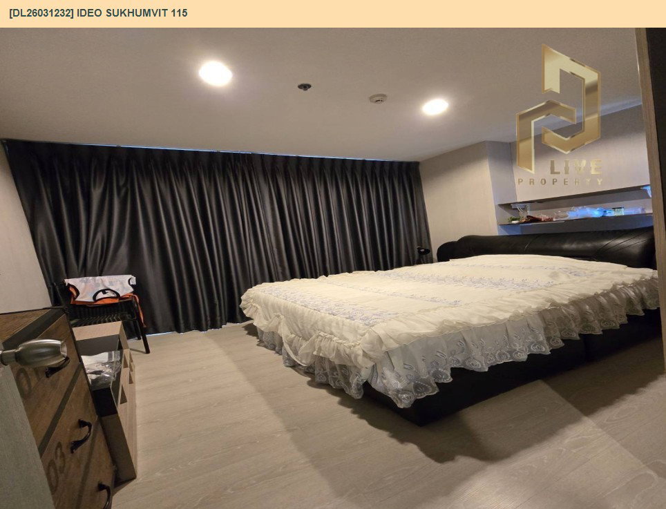 รูป DL26031232 ให้เช่าคอนโด ไอดีโอ สุขุมวิท 115 (IDEO Sukhumvit 115 ) ใกล้ BTS ปู่เจ้า พร้อมเข้าอยู่ โทรด่วน 0614453194 LineID @952jdxxk - รูปที่ 5/17