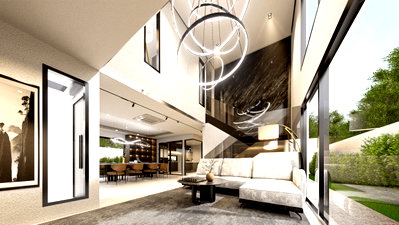 Houses for sale Bangkok : For Sale: Modern Private House Style Single-Detached House | 350 sq.m. Usable Area | 4 Bedrooms, 4 Bathrooms | Prime Location in Soi Wang Hin 16