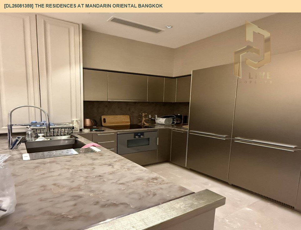 รูป DL26081359 ให้เช่าคอนโด เดอะ เรสซิเดนซ์ แอท แมนดาริน โอเรียนเต็ล กรุงเทพ (The Residences At Mandarin Oriental Bangkok) ใกล้ - พร้อมเข้าอยู่ โทรด่วน 0638692663 LineID @952jdxxk - รูปที่ 6/10