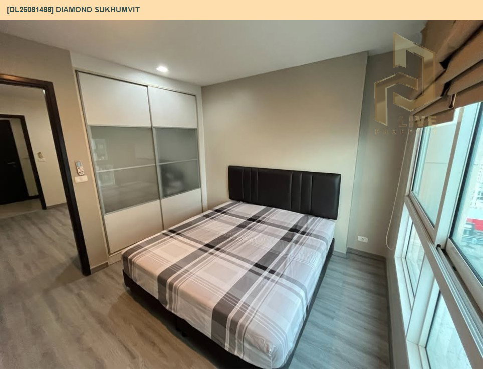 รูป DL26081488 ให้เช่าคอนโด ไดมอนด์ สุขุมวิท (Diamond Sukhumvit) ใกล้ BTS อ่อนนุช พร้อมเข้าอยู่ โทรด่วน 0614453194 LineID @952jdxxk - รูปที่ 2/9
