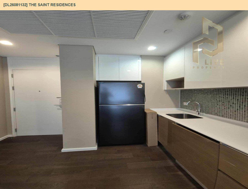 รูป DL26081132 ให้เช่าคอนโด เดอะ เซนต์ เรสซิเดนซ์ (The Saint Residences) ใกล้ MRT พหลโยธิน พร้อมเข้าอยู่ โทรด่วน 0614453194 LineID @952jdxxk - รูปที่ 5/9