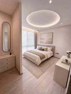 For sale, 3-story townhome, The Landmark Ekkamai-Ramindra. Inside the house, the furniture is complete. Ready to move in (H6955) 
