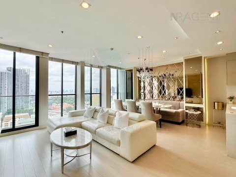 📌 For Rent Condo NOBLE PLOENCHIT Building B, Floor 23,2 bed room, Room size 114 sqm