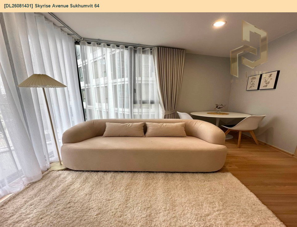 รูป DL26081431 ให้เช่าคอนโด สกายไรส์ อเวนิว สุขุมวิท 64 (Skyrise Avenue Sukhumvit 64) ใกล้ BTS ปุณณวิธี พร้อมเข้าอยู่ โทรด่วน 0614453194 LineID @952jdxxk - รูปที่ 9/12