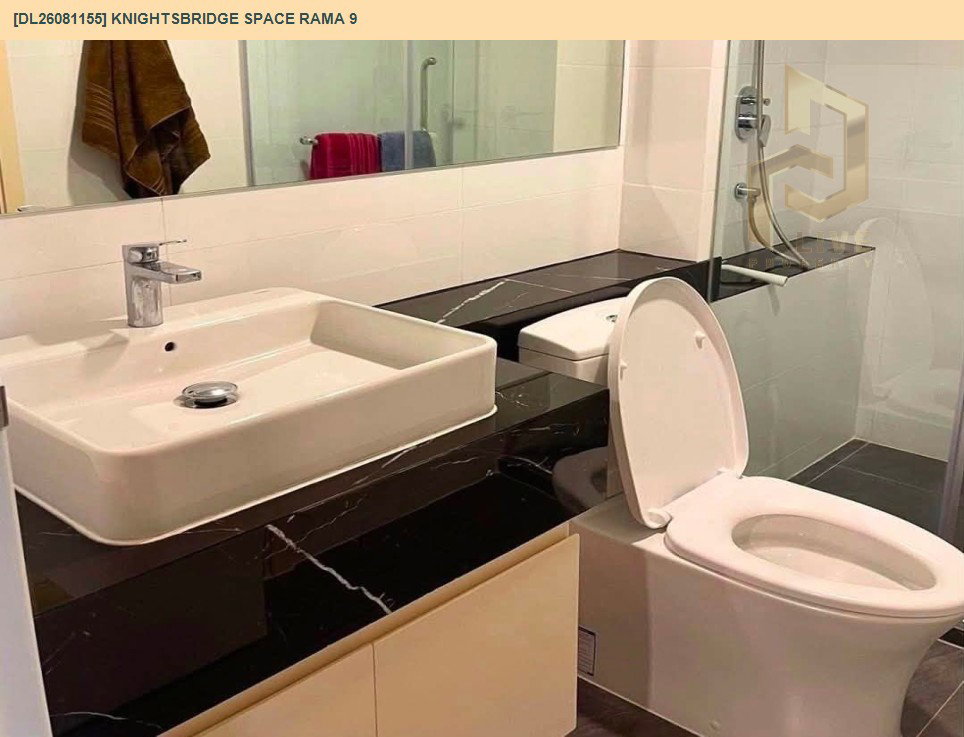 รูป DL26081155 ให้เช่าคอนโด ไนท์บริดจ์ สเปซ พระราม 9 (Knightsbridge Space Rama 9) ใกล้ MRT พระราม 9 พร้อมเข้าอยู่ โทรด่วน 0614453194 LineID @952jdxxk - รูปที่ 10/15