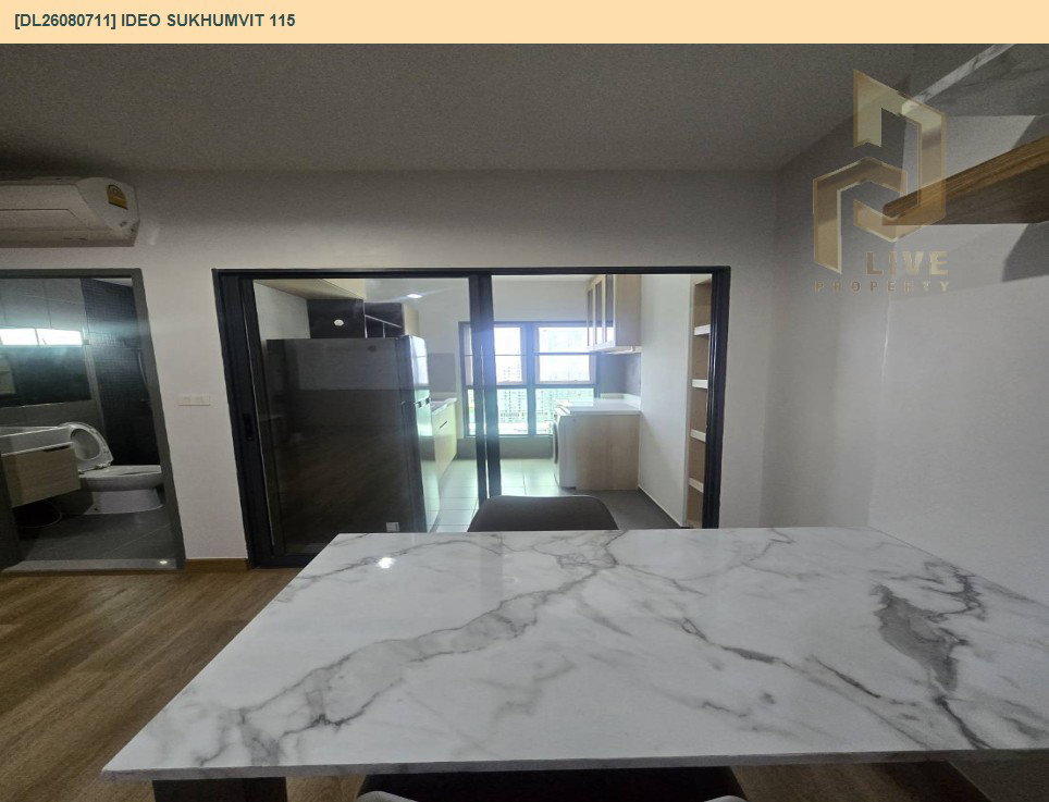 รูป DL26080711 ให้เช่าคอนโด ไอดีโอ สุขุมวิท 115 (IDEO Sukhumvit 115 ) ใกล้ BTS ปู่เจ้า พร้อมเข้าอยู่ โทรด่วน 0638692663 LineID @952jdxxk - รูปที่ 3/11