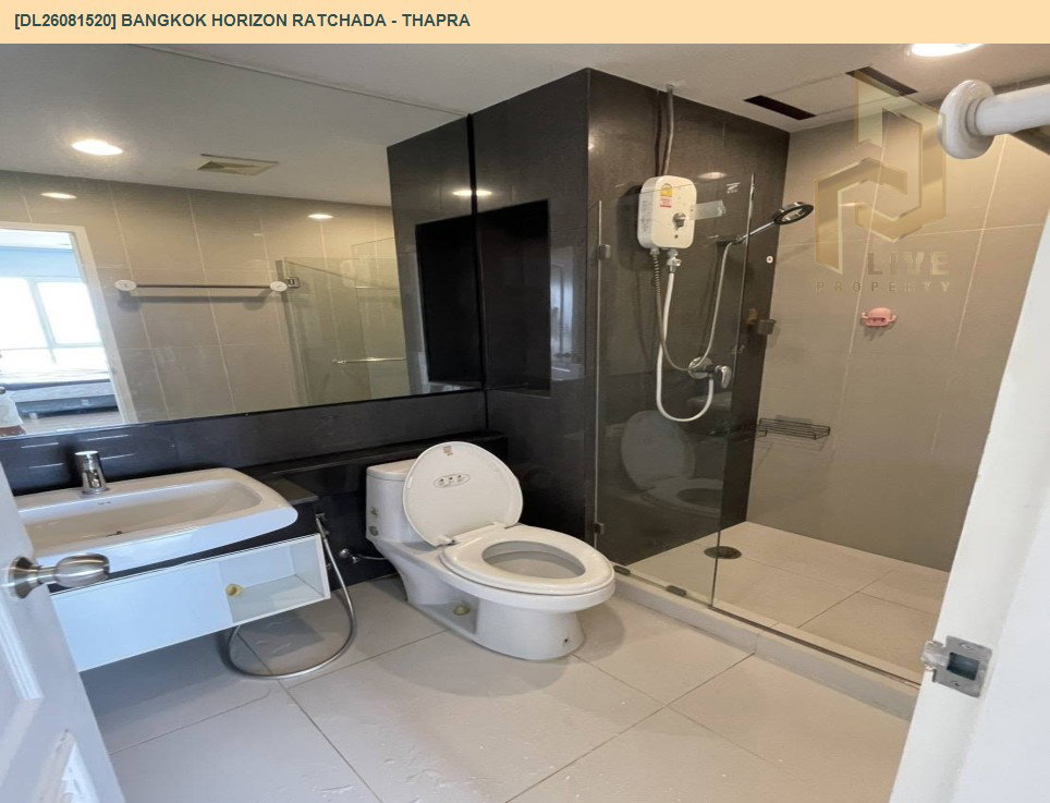รูป DL26081520 ให้เช่าคอนโด แบงค์คอก ฮอไรซอน รัชดา - ท่าพระ (Bangkok Horizon Ratchada - Thapra) ใกล้ BTS ตลาดพลู พร้อมเข้าอยู่ โทรด่วน 0638692663 LineID @952jdxxk - รูปที่ 7/7