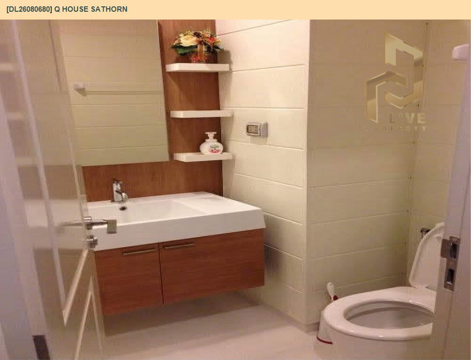 รูป DL26080680 ขายคอนโด คิว เฮ้าส์ คอนโด สาทร (Q House Sathorn) ใกล้ BTS กรุงธนบุรี พร้อมเข้าอยู่ โทรด่วน 0653619502 LineID @952jdxxk - รูปที่ 7/12