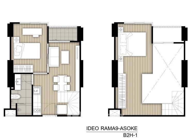 รูป ขายคอนโด 2 ห้องนอน Ideo Rama 9 - Asoke ใกล้ MRT พระราม 9 (ID 3243265) - รูปที่ 8/8