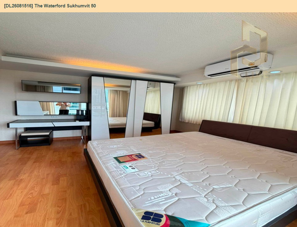 รูป DL26081516 ให้เช่าคอนโด เดอะ วอเตอร์ฟอร์ด สุขุมวิท 50 (The Waterford Sukhumvit 50) ใกล้ BTS อ่อนนุช พร้อมเข้าอยู่ โทรด่วน 0614453194 LineID @952jdxxk - รูปที่ 10/14