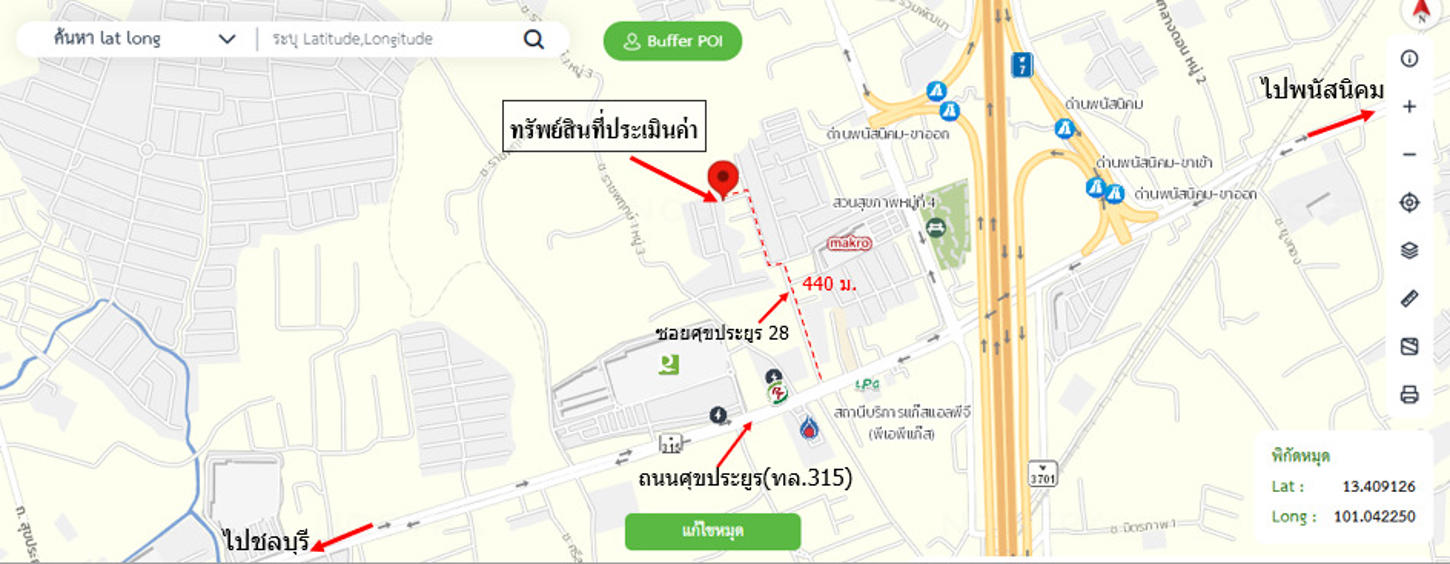 รูป ทาวน์เฮ้าส์ 45.8 ตร.วา สุขใจวิลล่า 3 เมืองชลบุรี ชลบุรี 2M - รูปที่ 24/25