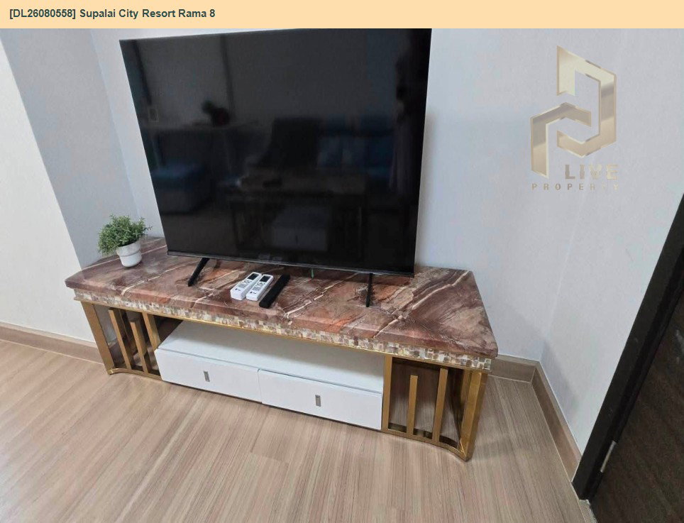 รูป DL26080557 ให้เช่าคอนโด ศุภาลัย ซิตี้ รีสอร์ท พระราม 8  (Supalai City Resort Rama 8) ใกล้ MRT บางยี่ขัน พร้อมเข้าอยู่ โทรด่วน 0614453194 LineID @952jdxxk - รูปที่ 2/7
