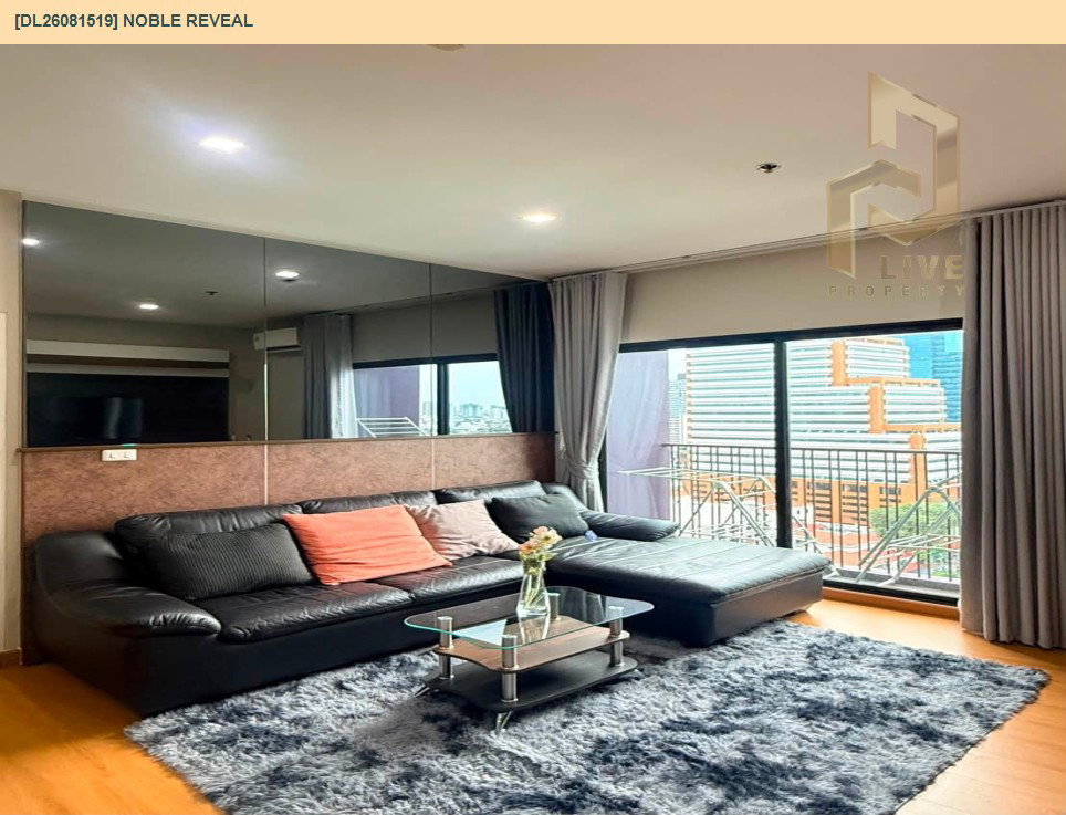 รูป DL26081519 ให้เช่าคอนโด โนเบิล รีวิล (Noble Reveal) ใกล้ BTS เอกมัย พร้อมเข้าอยู่ โทรด่วน 0614453194 LineID @952jdxxk - รูปที่ 3/8