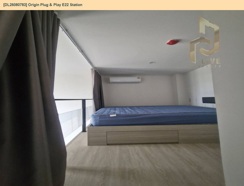รูป DL26080783 ให้เช่าคอนโด ออริจิ้น ปลั๊ก แอนด์ เพลย์ อี 22 สเตชั่น  (Origin Plug & Play E22 Station) ใกล้ BTS สายลวด พร้อมเข้าอยู่ โทรด่วน 0653619502 LineID @952jdxxk - รูปที่ 4/14