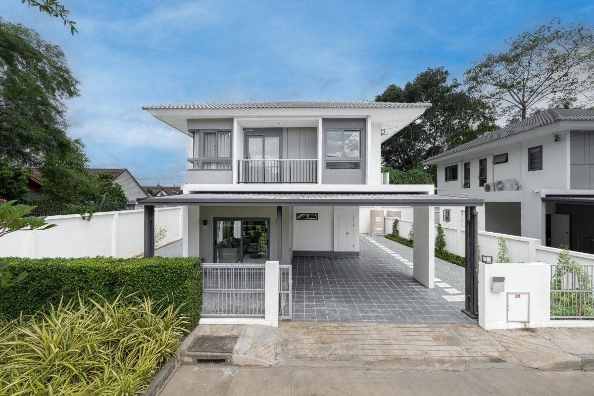 รูป 🏡✨ ให้เช่าบ้านเดี่ยว 2 ชั้น หลังมุม พร้อมเฟอร์นิเจอร์ #หางดง เชียงใหม่ - รูปที่ 1/27