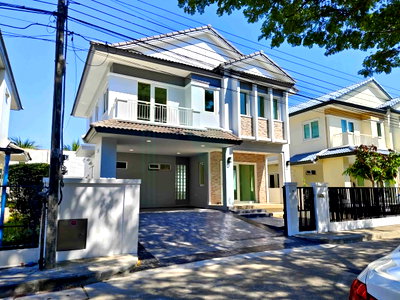 เช่าบ้านเดี่ยว บ.ศรีไทยวิศวภัณฑ์ : 📌 ให้เช่าบ้านเดี่ยว 2 ชั้น มัณฑนา บางนา กม.13 3 ห้องนอน 3 ห้องน้ำ