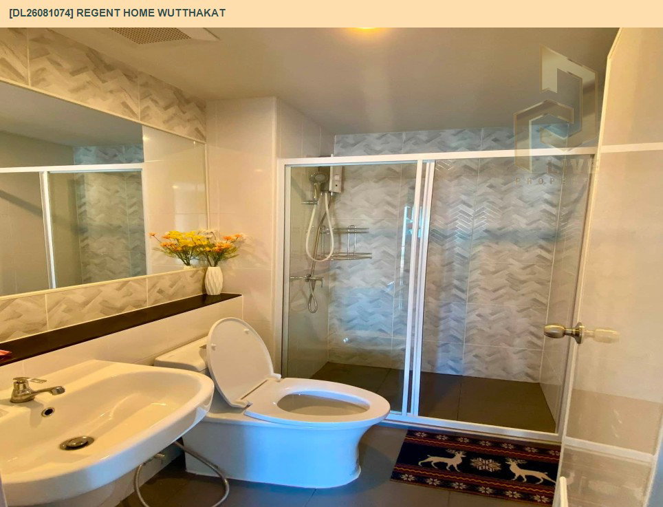 รูป DL26081074 ให้เช่าคอนโด  รีเจ้นท์ โฮม วุฒากาศ (Regent Home Wutthakat) ใกล้ BTS วุฒากาศ พร้อมเข้าอยู่ โทรด่วน 0614453194 LineID @952jdxxk - รูปที่ 6/6