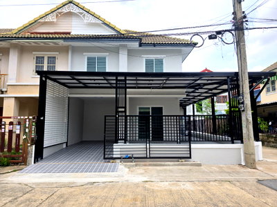 ทาวน์โฮม ถนนลำลูกกา : ทาวน์เฮาส์ 2ชั้น ​รีโนเวทใหม่​ หลังมุม เนื้อที่เยอะ ม.พฤกษา 20 ลำลูกกา คลอง 2 ใกล้รถไฟฟ้าสีเขียว คูคต
