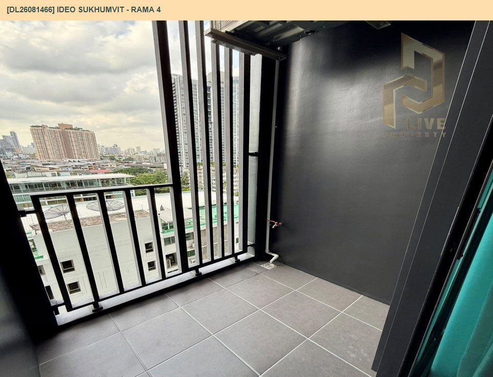 รูป DL26081466 ให้เช่าคอนโด ไอดีโอ สุขุมวิท - พระราม 4 (IDEO Sukhumvit - Rama 4) ใกล้ - พร้อมเข้าอยู่ โทรด่วน 0614453194 LineID @952jdxxk - รูปที่ 12/12