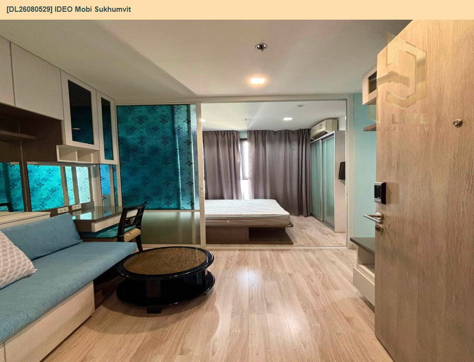 รูป DL26080529 ให้เช่าคอนโด ไอดีโอ โมบิ สุขุมวิท  (IDEO Mobi Sukhumvit) ใกล้ BTS อ่อนนุช พร้อมเข้าอยู่ โทรด่วน 0638692663 LineID @952jdxxk - รูปที่ 7/19