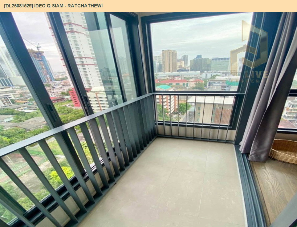 รูป DL26081529 ให้เช่าคอนโด ไอดีโอ คิว สยาม - ราชเทวี (IDEO Q Siam - Ratchathewi) ใกล้ BTS ราชเทวี พร้อมเข้าอยู่ โทรด่วน 0653619502 LineID @952jdxxk - รูปที่ 5/5