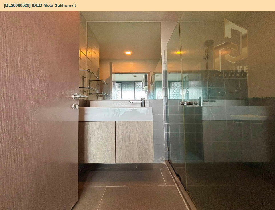 รูป DL26080529 ให้เช่าคอนโด ไอดีโอ โมบิ สุขุมวิท  (IDEO Mobi Sukhumvit) ใกล้ BTS อ่อนนุช พร้อมเข้าอยู่ โทรด่วน 0638692663 LineID @952jdxxk - รูปที่ 15/19