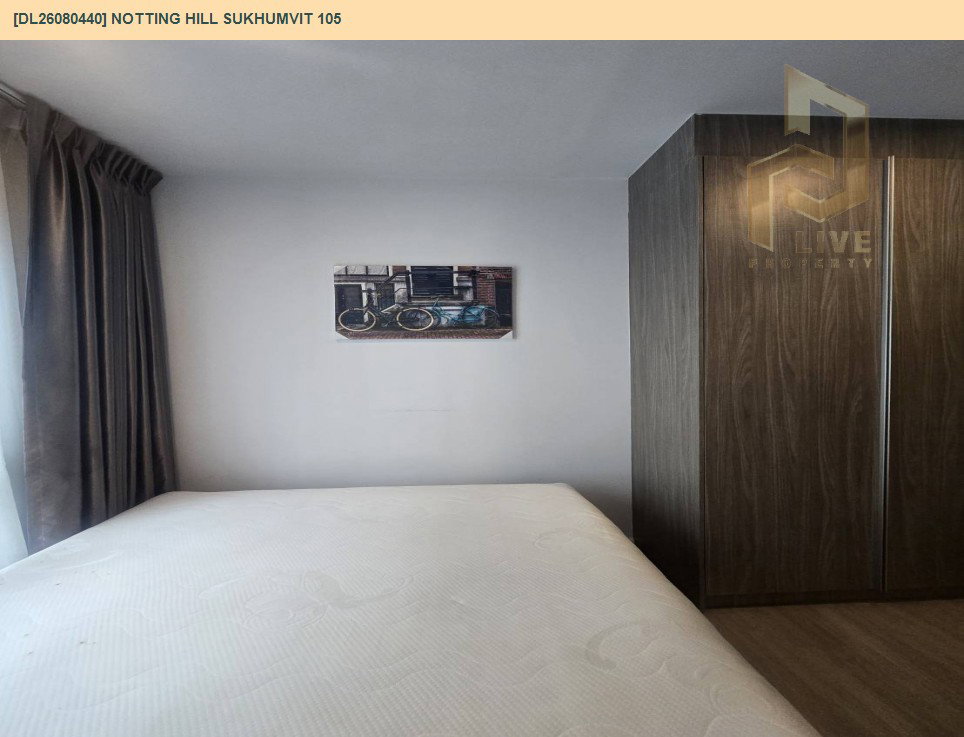 รูป DL26080440 ให้เช่าคอนโด น็อตติ้ง ฮิลล์ สุขุมวิท 105 (Notting Hill Sukhumvit 105) ใกล้ BTS แบริ่ง พร้อมเข้าอยู่ โทรด่วน 0653619502 LineID @952jdxxk - รูปที่ 17/21