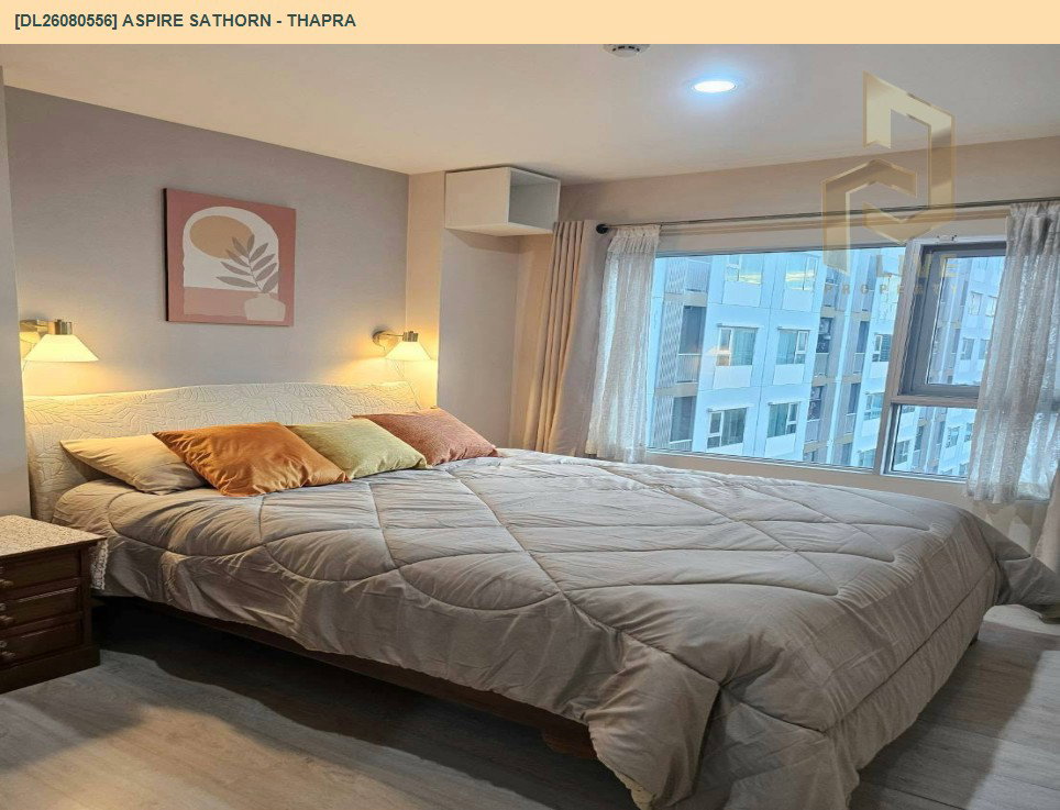 รูป DL26080556 ให้เช่าคอนโด แอสปาย สาทร - ท่าพระ (Aspire Sathorn - Thapra) ใกล้ BTS ตลาดพลู พร้อมเข้าอยู่ โทรด่วน 0653619502 LineID @952jdxxk - รูปที่ 6/7