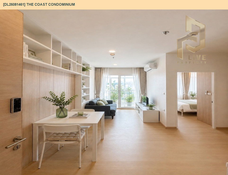 รูป DL26081461 ให้เช่าคอนโด เดอะ โคสต์ คอนโดมิเนียม (The Coast Condominium) ใกล้ BTS บางนา พร้อมเข้าอยู่ โทรด่วน 0614453194 LineID @952jdxxk - รูปที่ 4/8