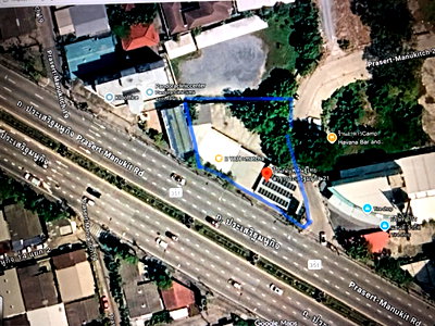 ที่ดิน วิทยาลัยสิ่งแวดล้อม : ขายที่ดินติดถนนเกษตร-นวมินทร์ 221.ตรว. 60 ล้าน